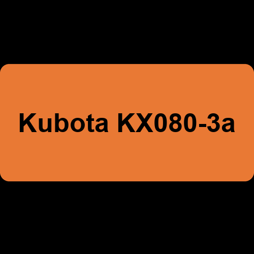 Kubota KX080-3a